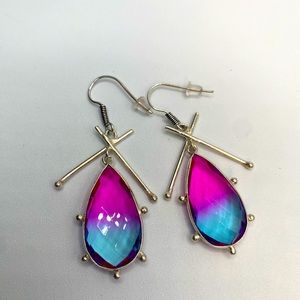 Tourmaline & Sterling Silver Earrings